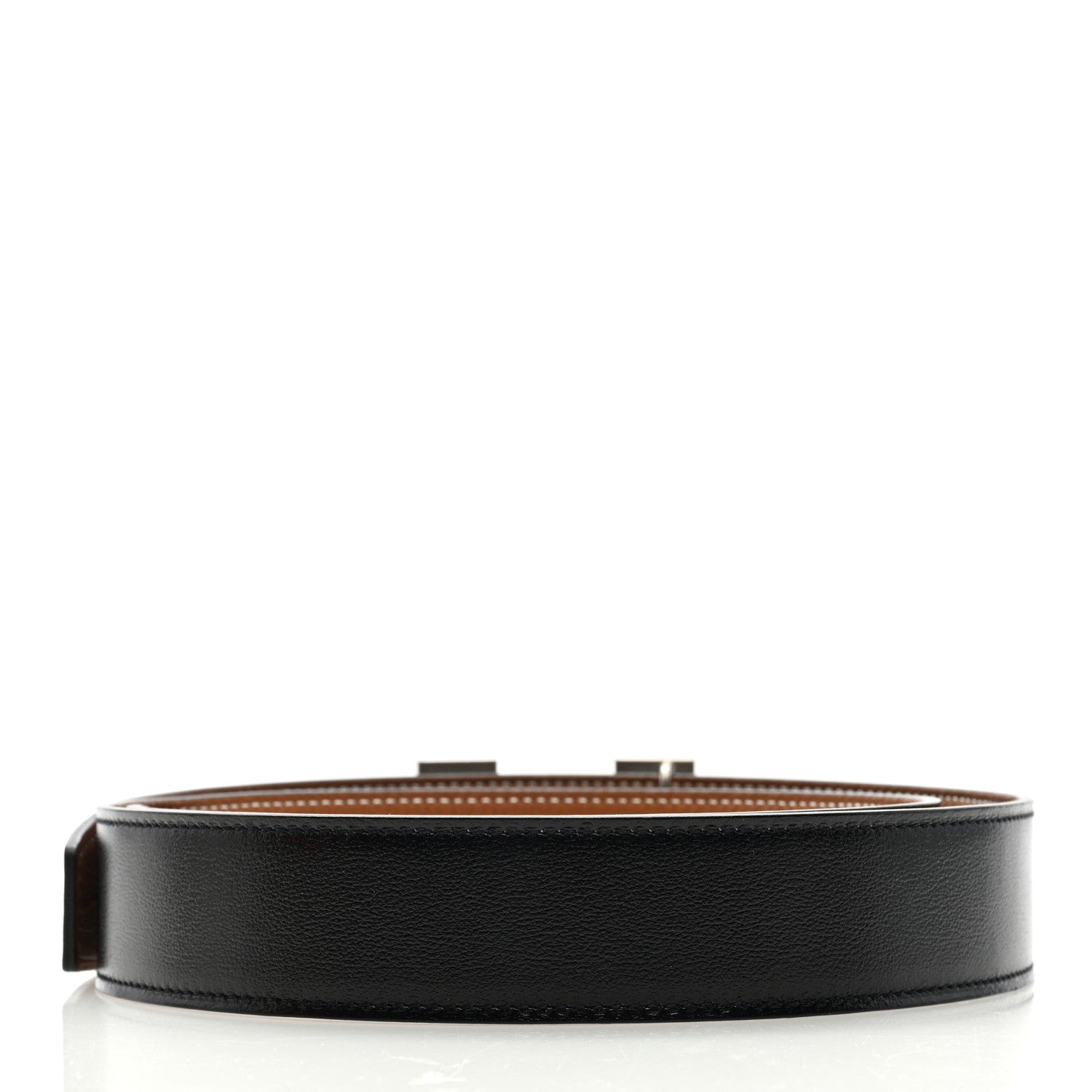 Hermes Box Togo 32mm H Belt 90 36 Black Gold 2 of 4