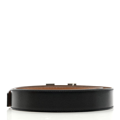 Hermes Box Togo 32mm H Belt 90 36 Black Gold 2 of 4