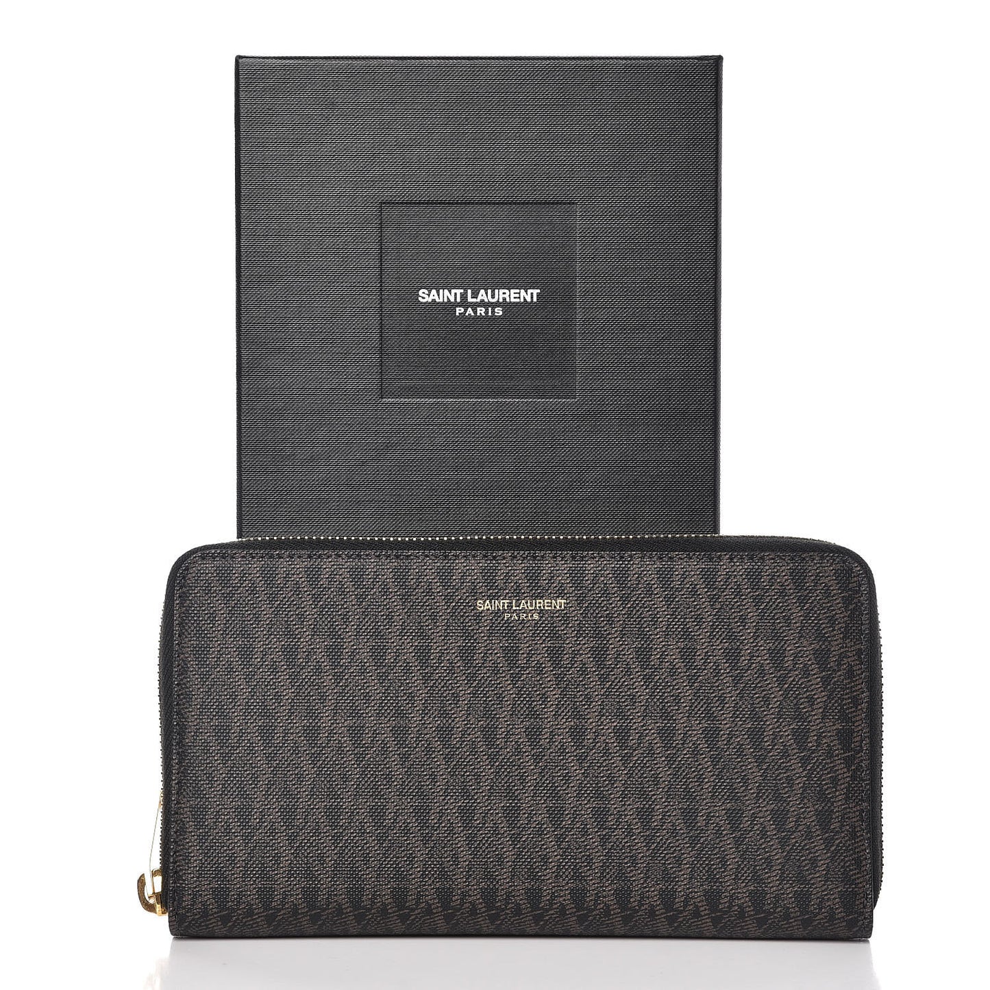 Toile Monogram Classic Zip Around Wallet Black