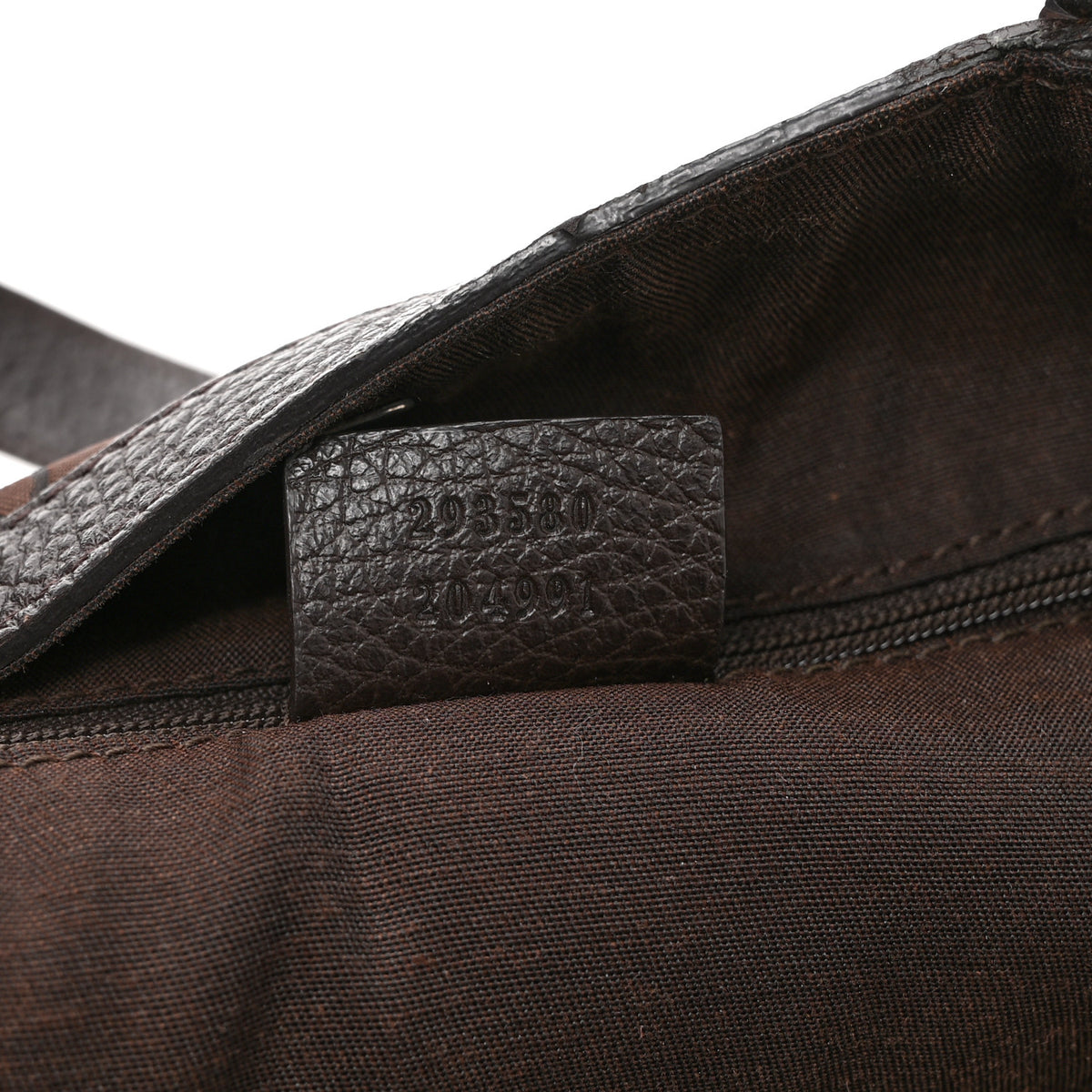 Nylon Monogram Large Abbey Tote Dark Brown