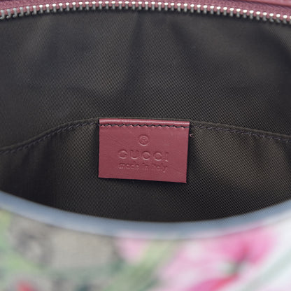 Gucci GG Supreme Monogram Blooms Large Cosmetic Case Beige Multicolor Dry Rose 6 of 7