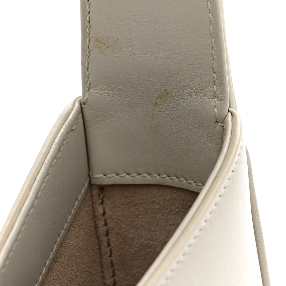 Saint Laurent Smooth Calfskin Le 5 A 7 Hobo Crema Soft 14 of 14