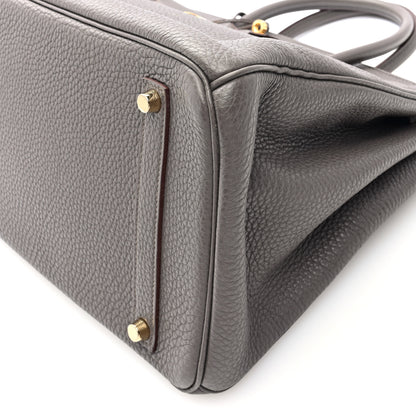 Hermes Togo BIRKIN 35 Etain 10 of 10