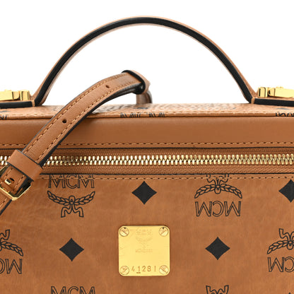 MCM Visetos Rockstar Vanity Case Cognac 7 of 12