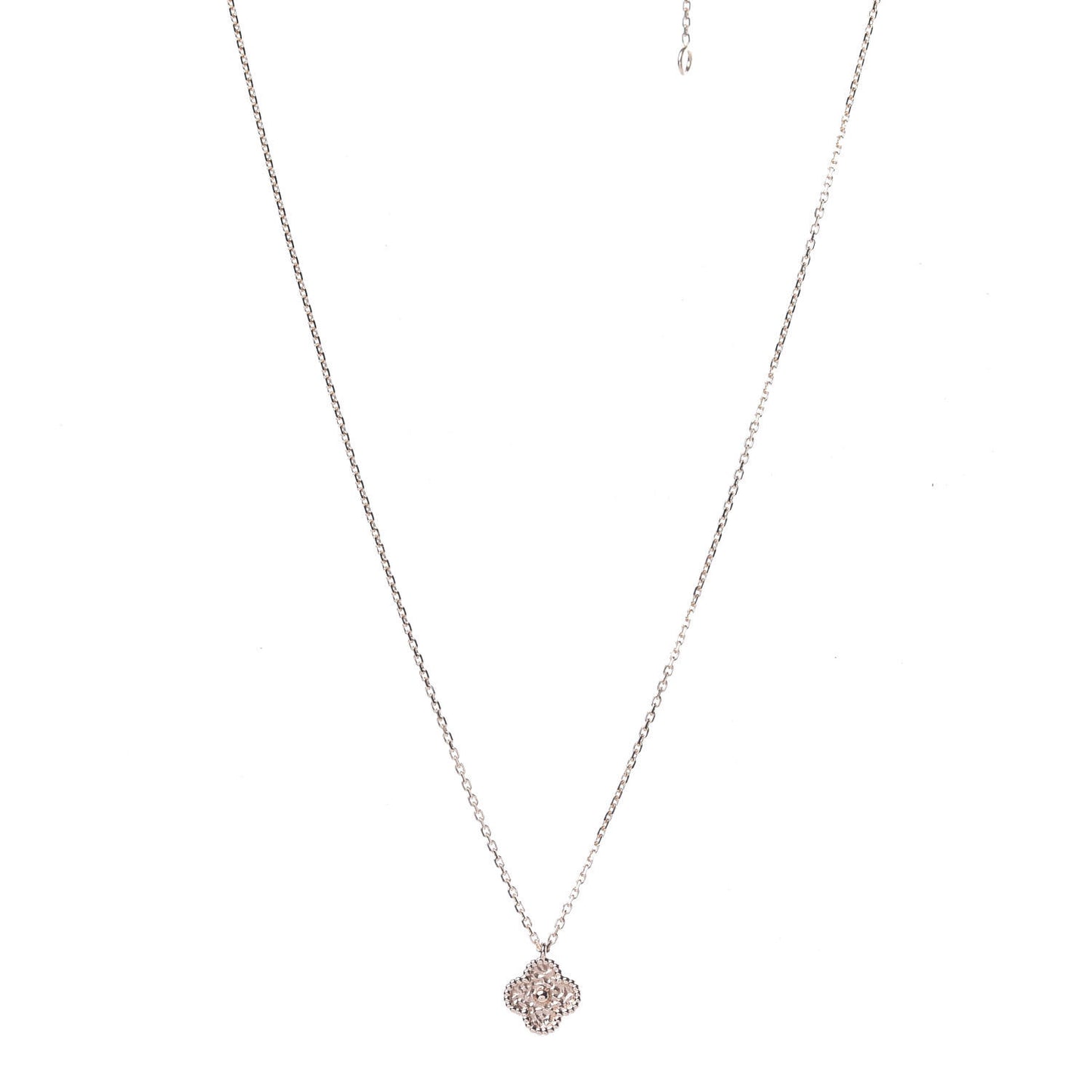 18K Rose Gold Sweet Alhambra Pendant Necklace
