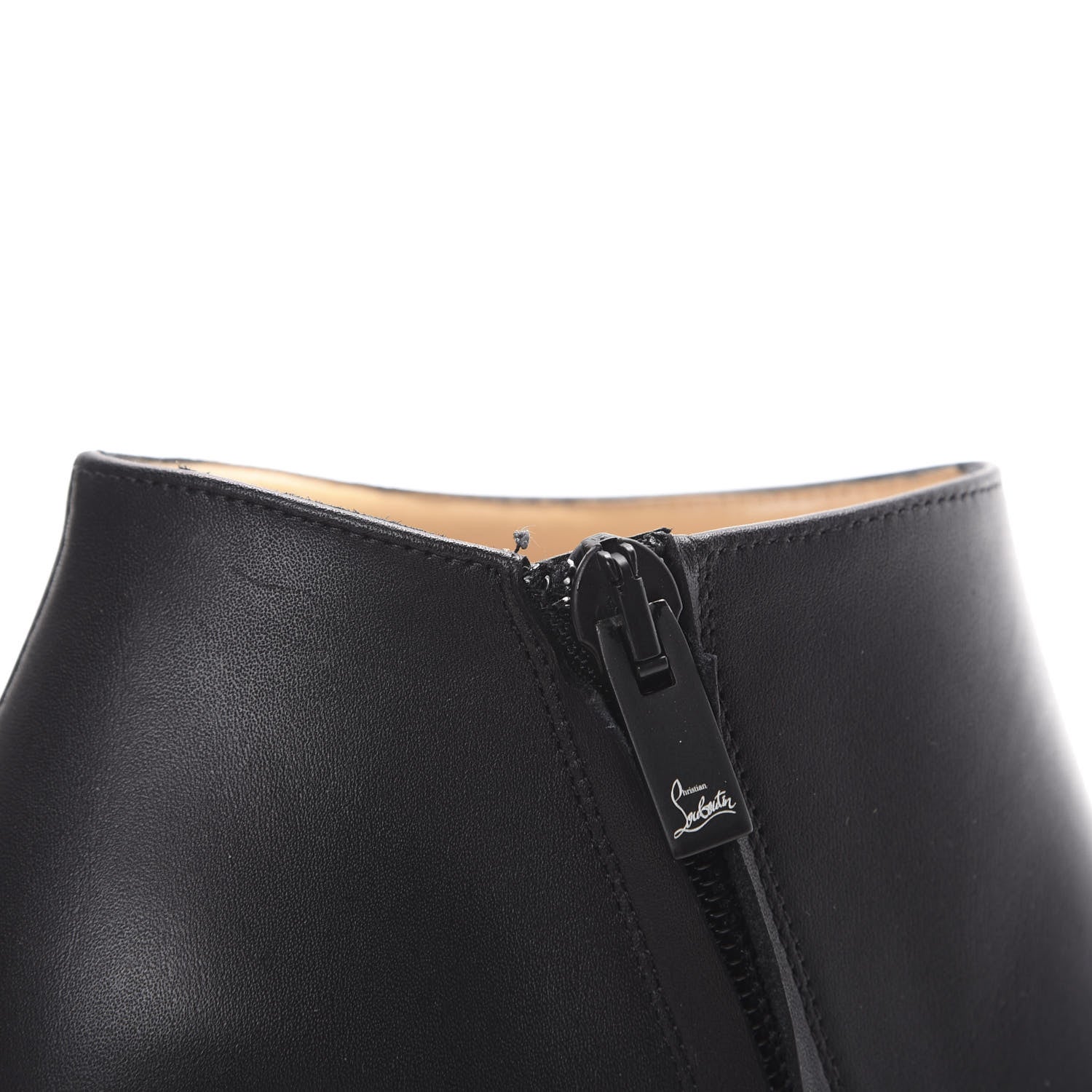 Christian Louboutin Calfskin Belle 85 Ankle Boots 35 Black 7 of 13