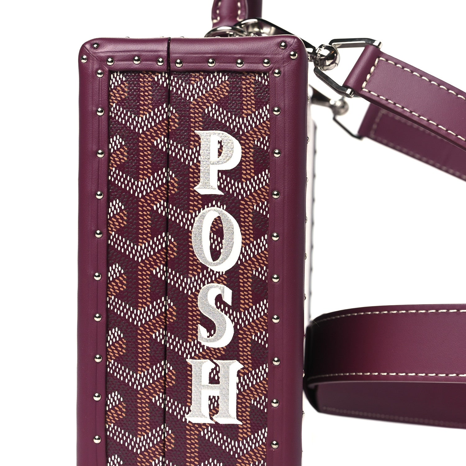 Goyard Goyardine Grand Hotel Trunk Bag Bordeaux 9 of 12
