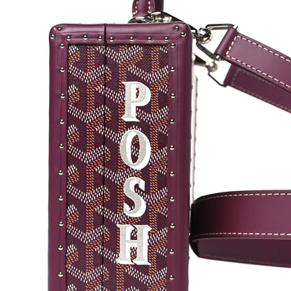 Goyard Goyardine Grand Hotel Trunk Bag Bordeaux 9 of 12