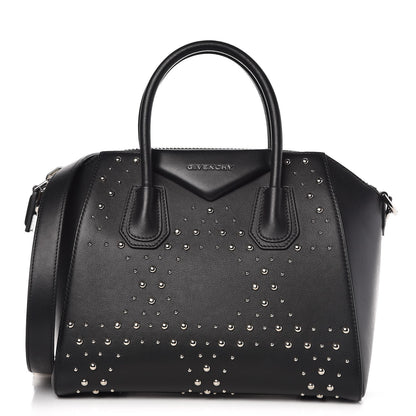 Givenchy Smooth Calfskin Small Studded Antigona Black 1 of 7