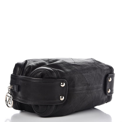 Chanel Calfskin Stitched Bowler Black 4 of 9