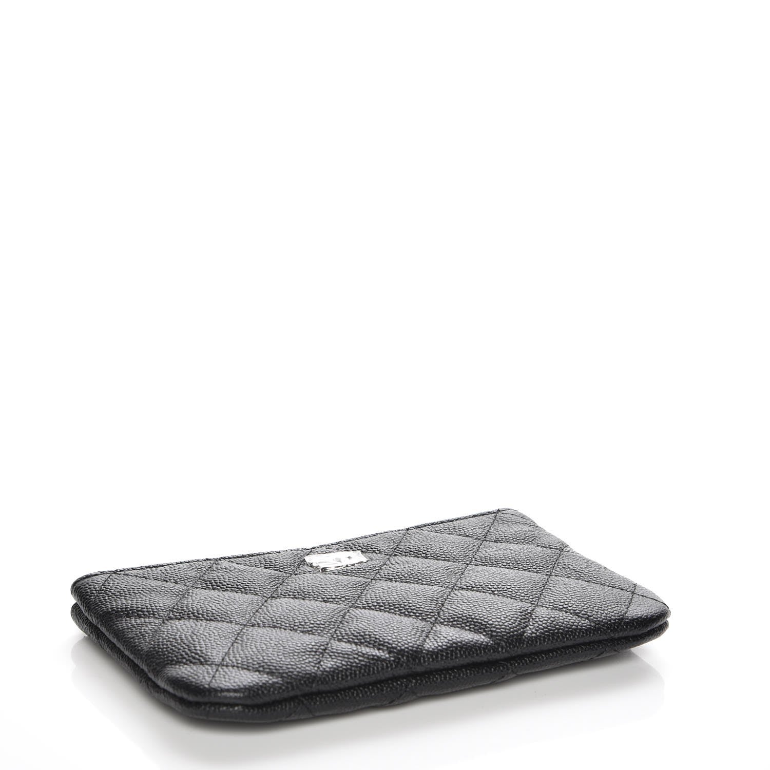 Chanel Caviar Quilted Small Cosmetic Case Black 4 of 8