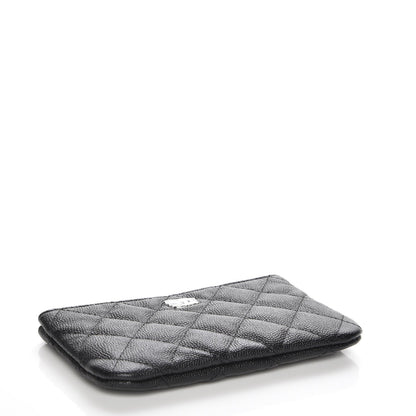 Chanel Caviar Quilted Small Cosmetic Case Black 4 of 8