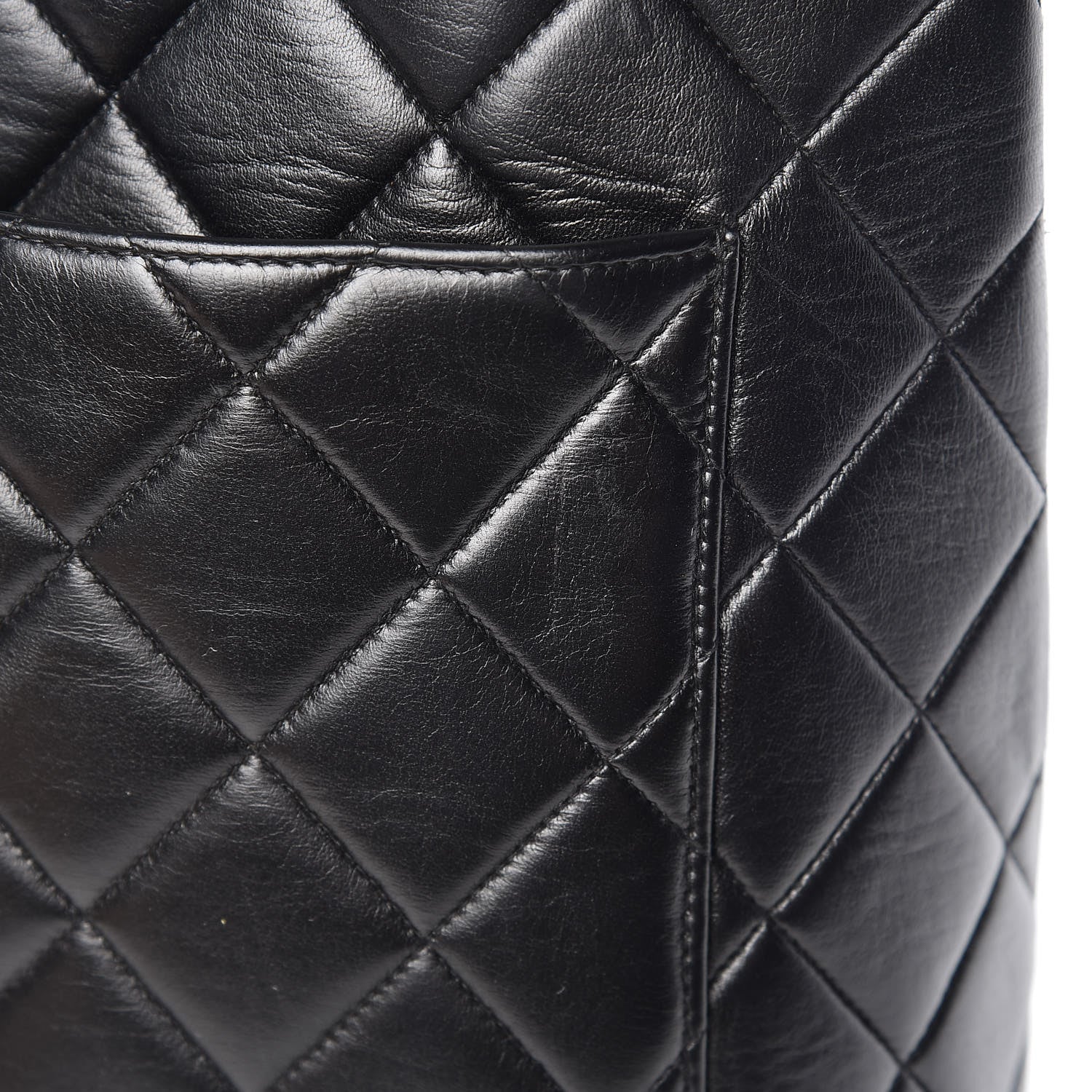 Chanel Lambskin Quilted Medallion Tote Black 12 of 13