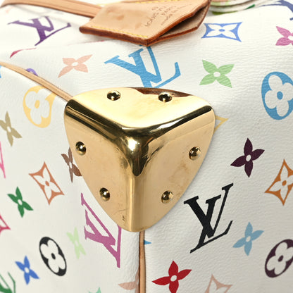 Louis Vuitton Monogram Multicolor Speedy 30 White 6 of 10