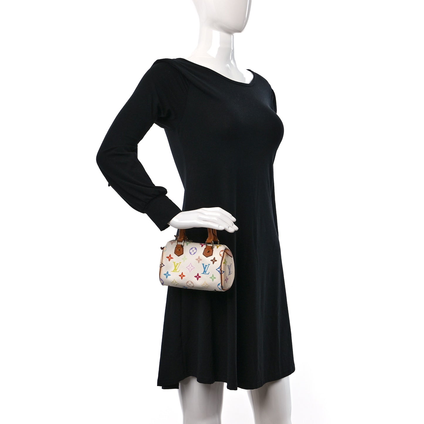 Monogram Multicolor Mini Sac HL Speedy White