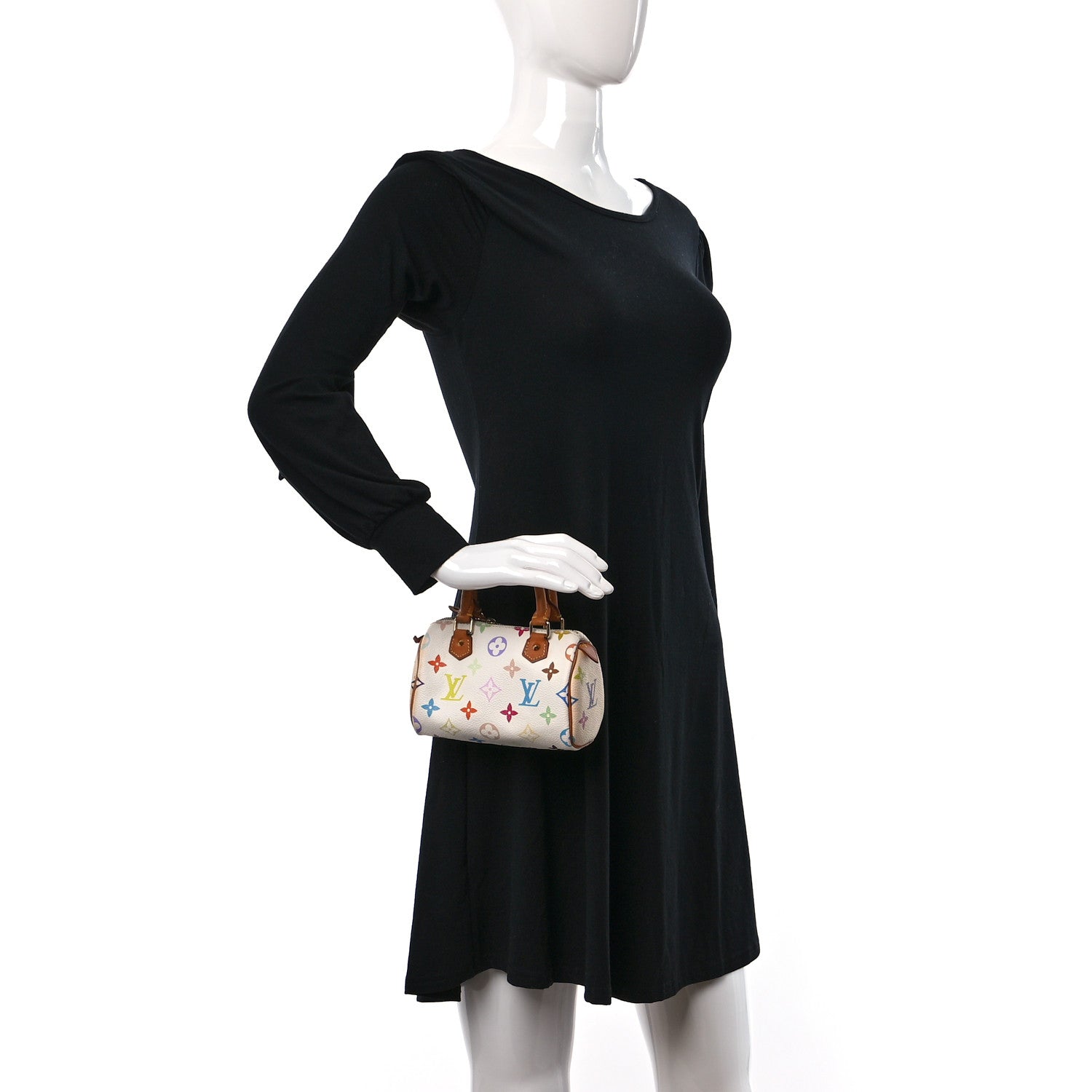 Louis Vuitton Monogram Multicolor Mini Sac HL Speedy White 2 of 11