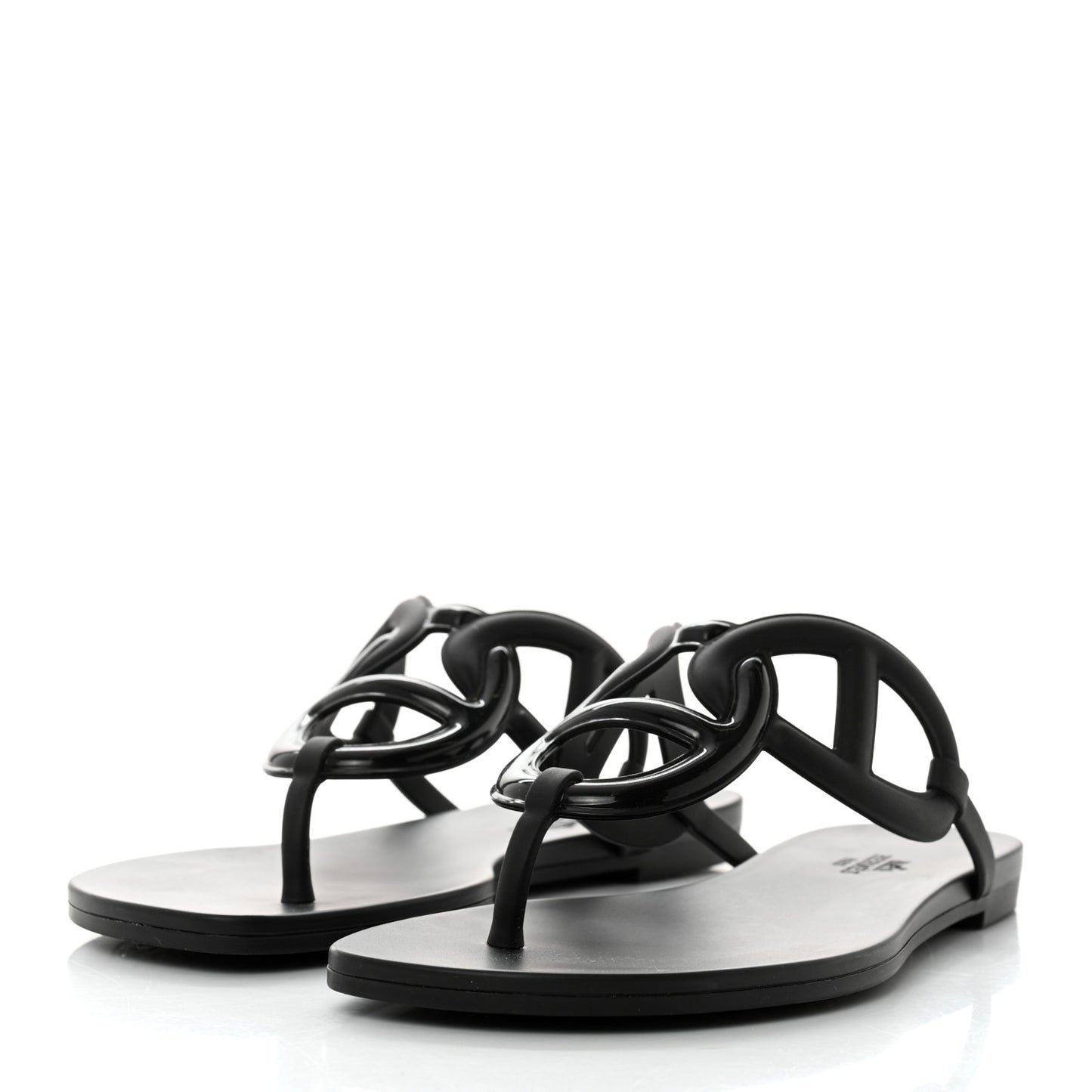 Rubber Womens Egerie Sandals 38 Black