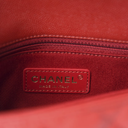 Chanel Caviar Quilted Mini Coco Handle Flap Dark Red 8 of 11