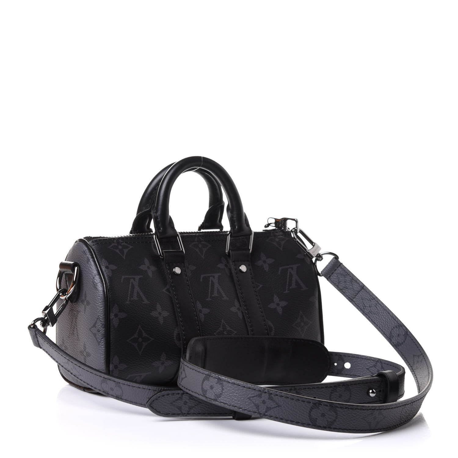 Louis Vuitton Reverse Monogram Eclipse Keepall XS Black 3 of 10