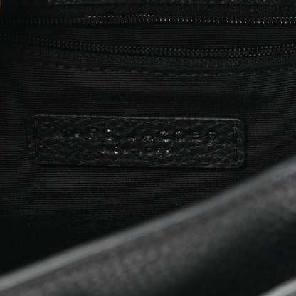 Marc Jacobs Pebbled Calfskin Maverick Saddle Bag Black 6 of 8