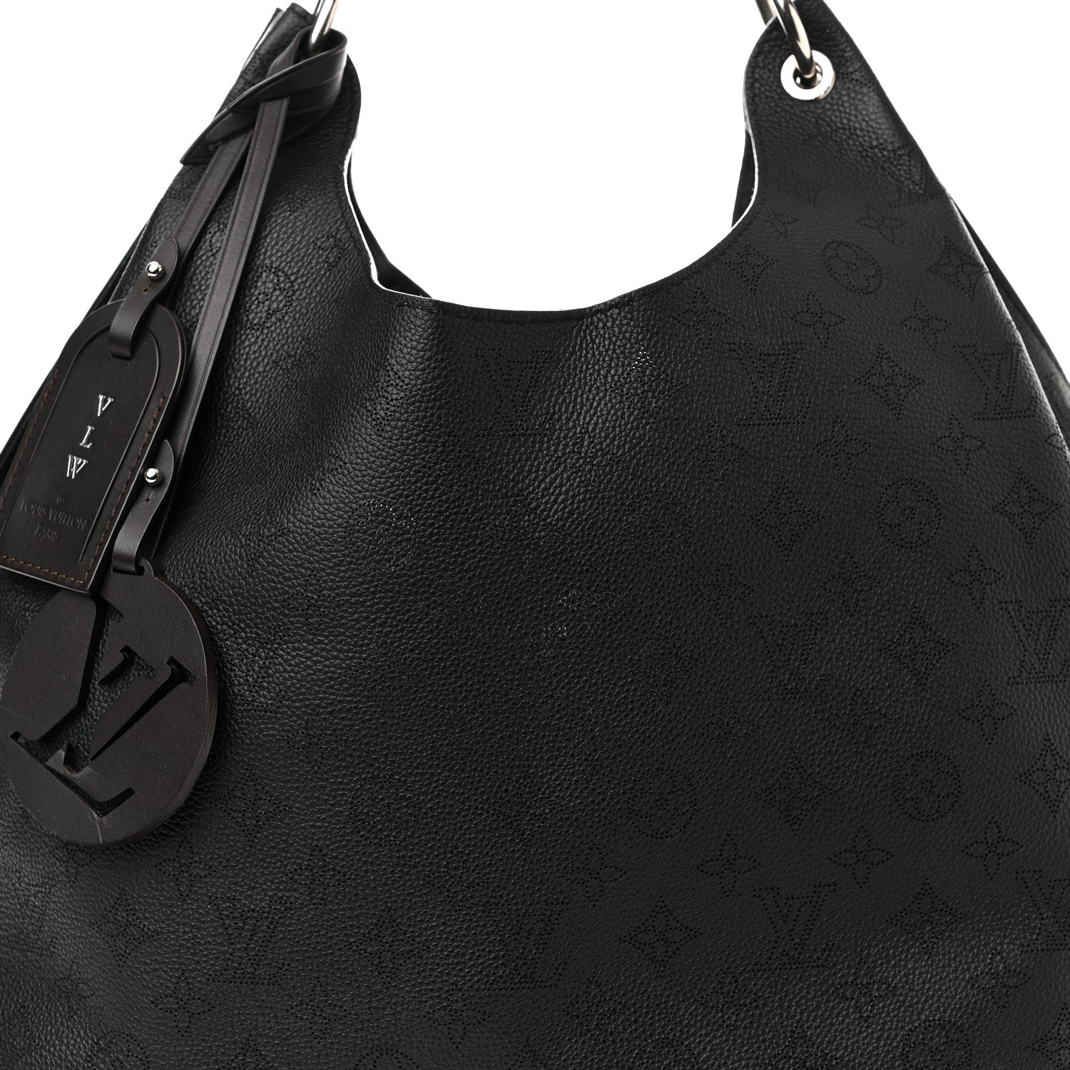 Louis Vuitton Mahina Carmel Hobo Black 7 of 10