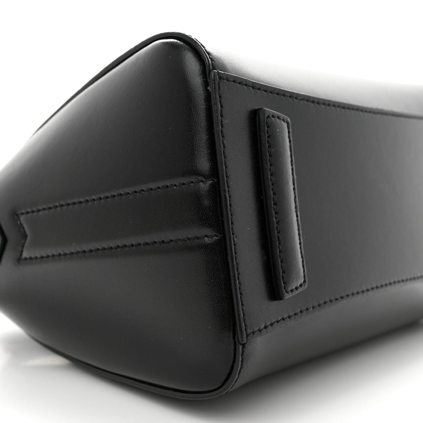 Shiny Lord Calfskin Mini Antigona Black