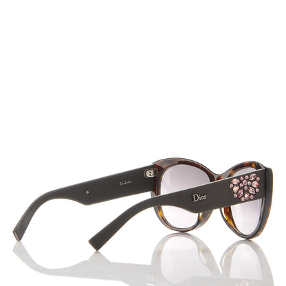 Christian Dior Crystal Inedite Sunglasses Tortoise Pink 3 of 9