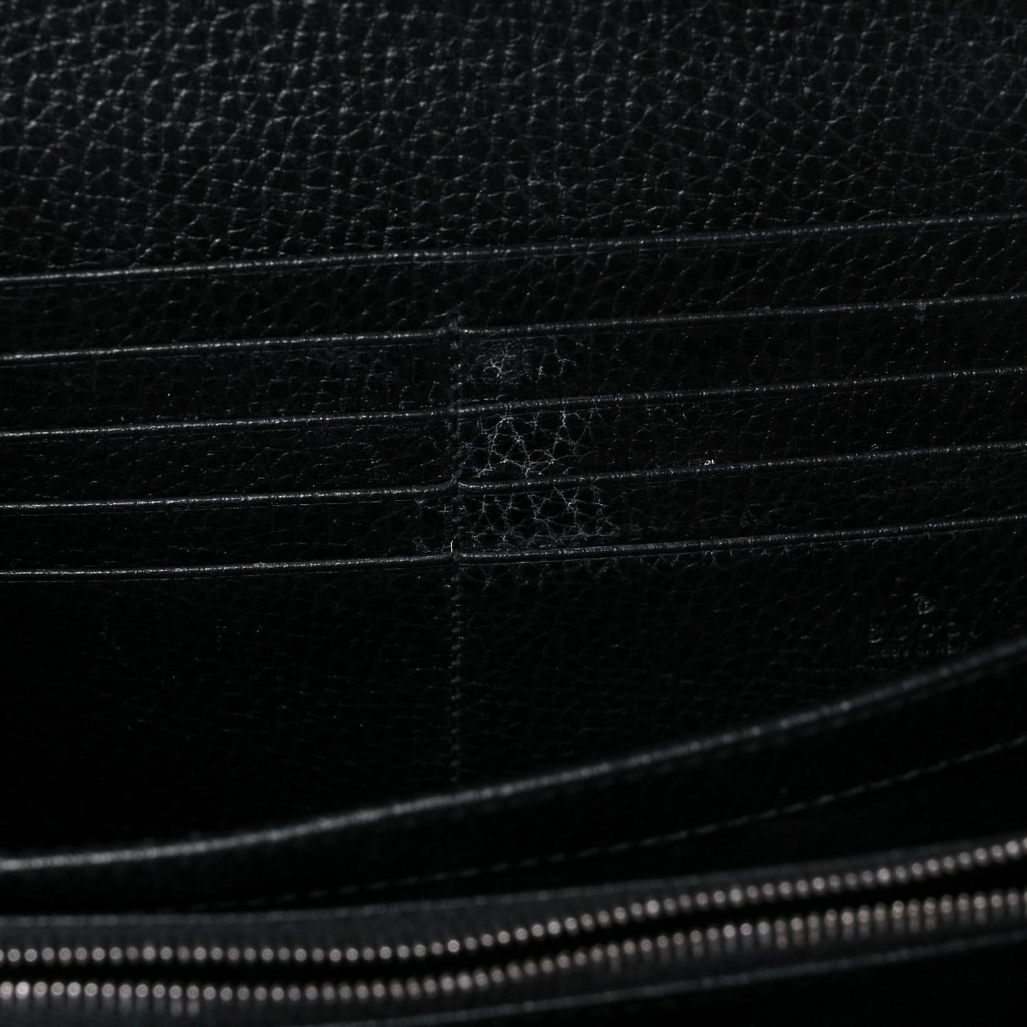 Calfskin Mini Dionysus Chain Wallet Black