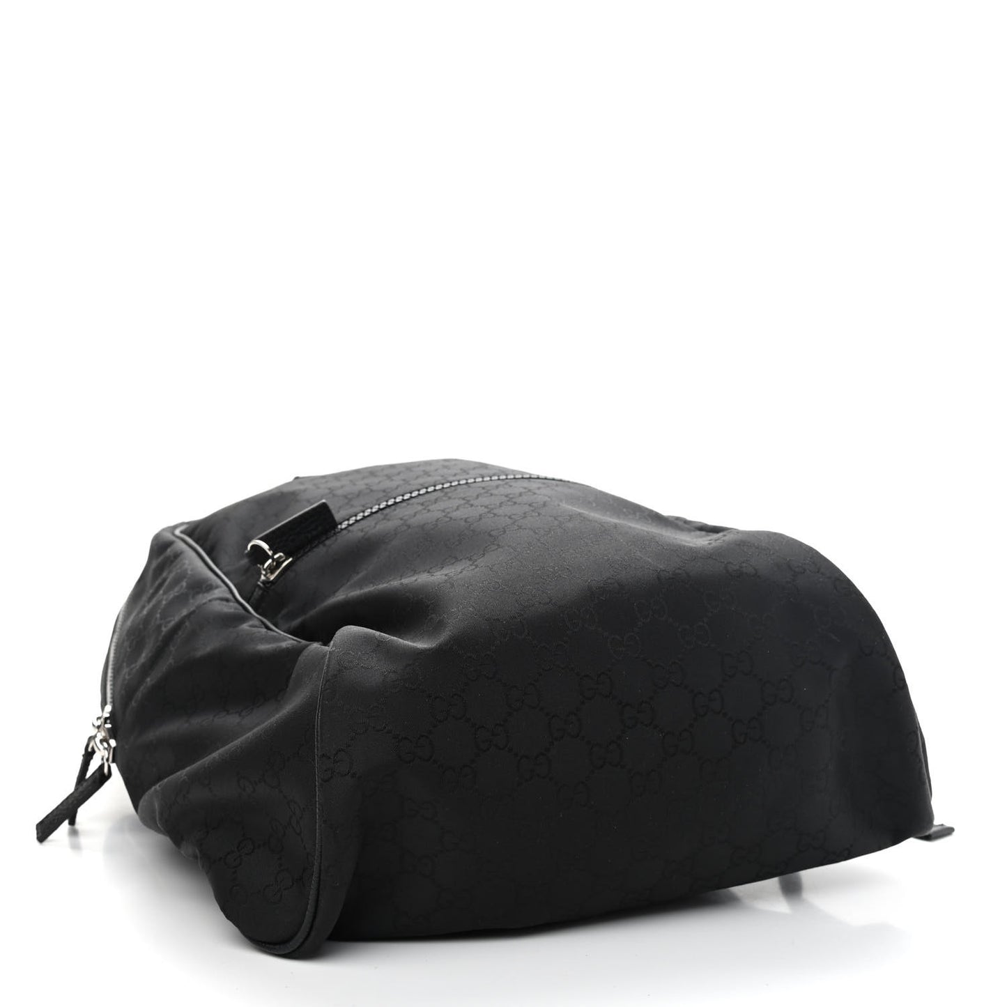 Nylon Monogram Slim Backpack Black