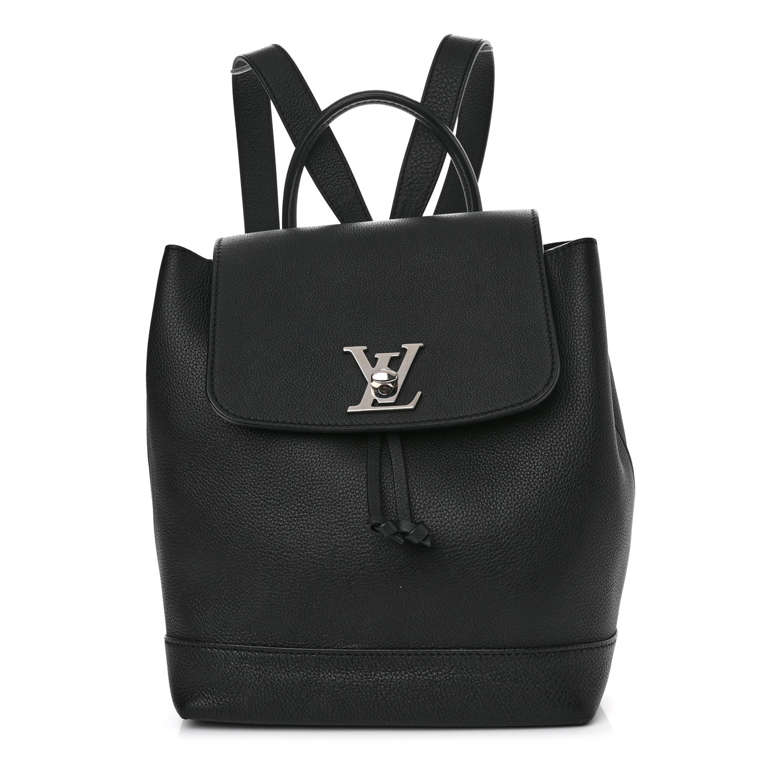 Louis Vuitton Calfskin Lockme Backpack Black 1 of 10