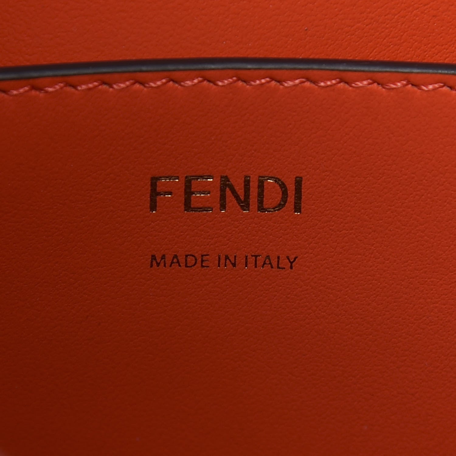 Fendi Vitello Grace F is Fendi Stamp Patch Perforated Small Mon Tresor Bucket Bag Nocciola 8 of 8