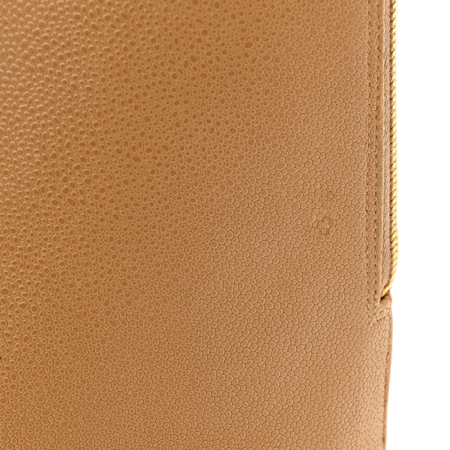 Chanel Caviar Large CC Shoulder Bag Beige 11 of 11