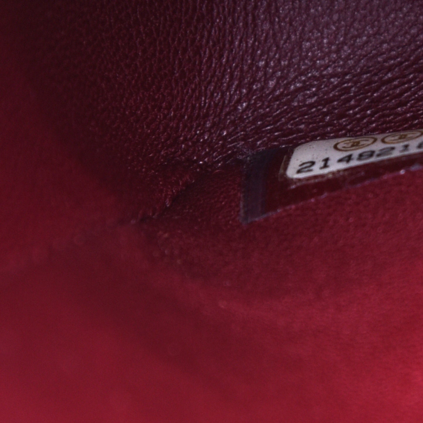 Felt Flower Embroidered Medium Double Flap Burgundy Multicolor
