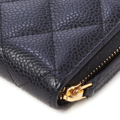 Chanel Caviar Quilted Zip Coin Purse Black 4 of 8