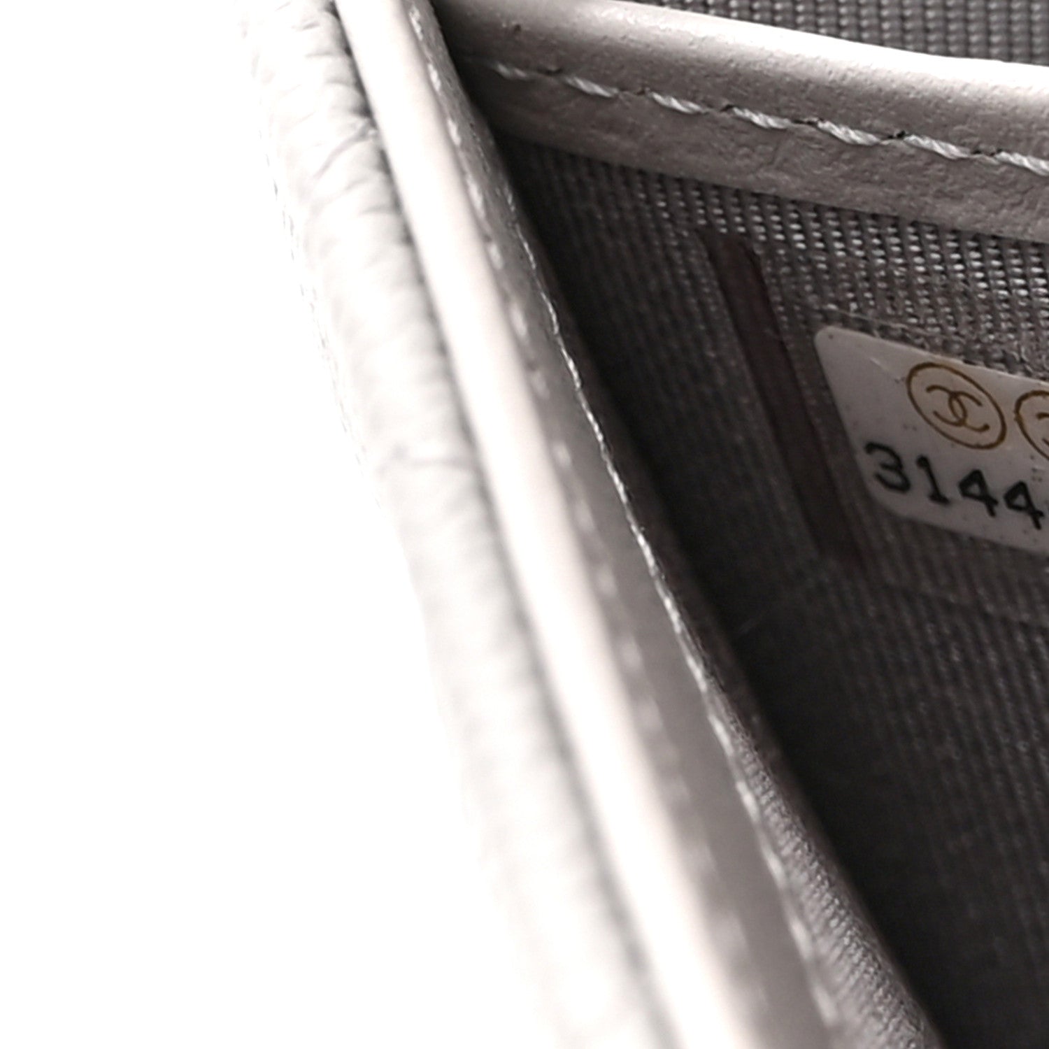 Chanel Caviar Quilted Large Gusset Flap Wallet Grey 8 of 11