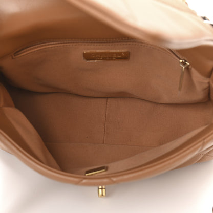 Chanel Lambskin Quilted Medium Chanel 19 Flap Brown 5 of 11