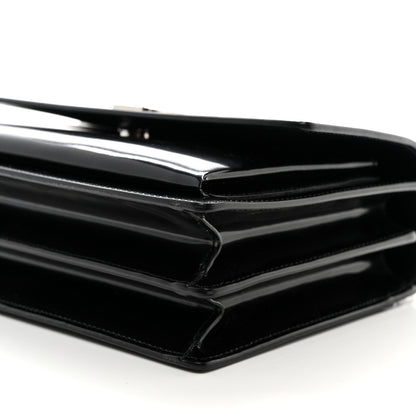Saint Laurent Glazed Calfskin Medium Monogram Sunset Black 10 of 11