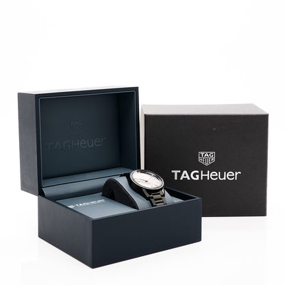 Tag Heuer Stainless Steel Diamond Bezel 39mm Carrera Lady Quartz Watch Grey WAR1115 9 of 9