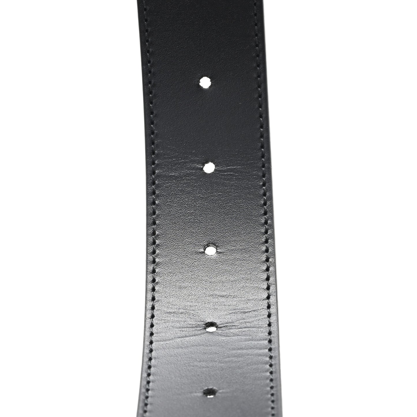GG Supreme Monogram Selleria Calfskin Interlocking G Reversible 37mm Belt 90 36 Beige Ebony Black