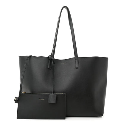 Saint Laurent Calfskin Large Shopping Tote Black 1 of 12