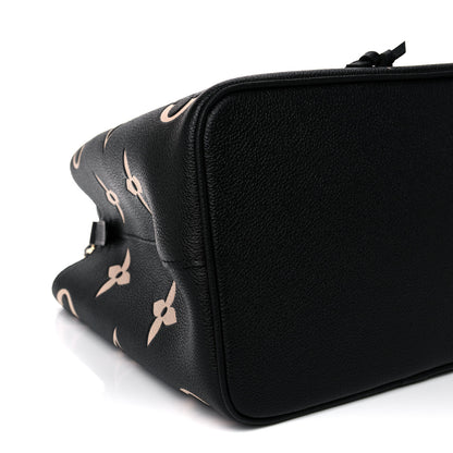 Louis Vuitton Empreinte Monogram Giant Neonoe MM Black Beige 8 of 10