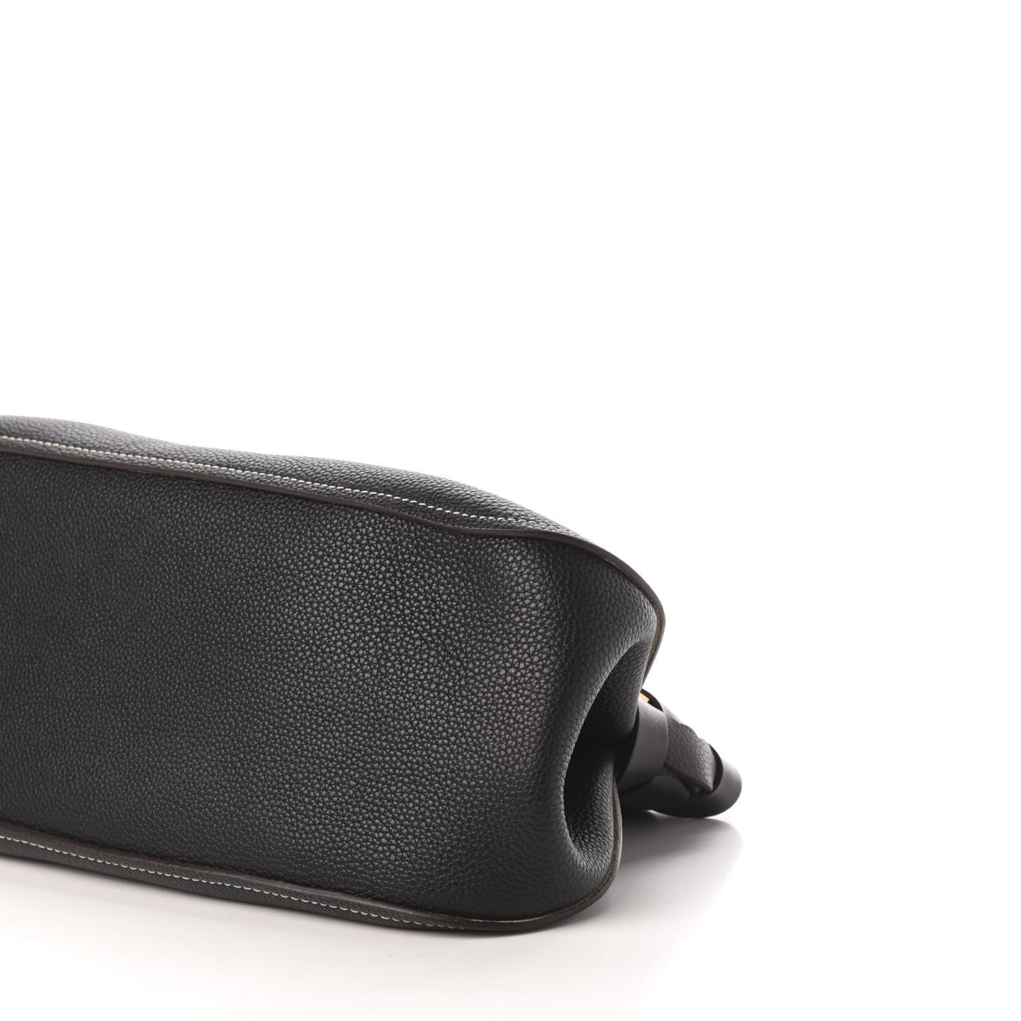 Grained Calfskin Darryl Clutch Black