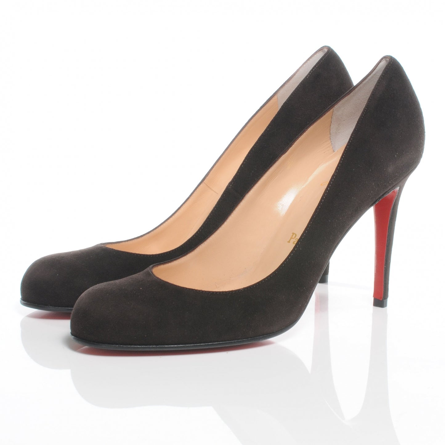 Suede Simple 100 Pumps 41 Brown