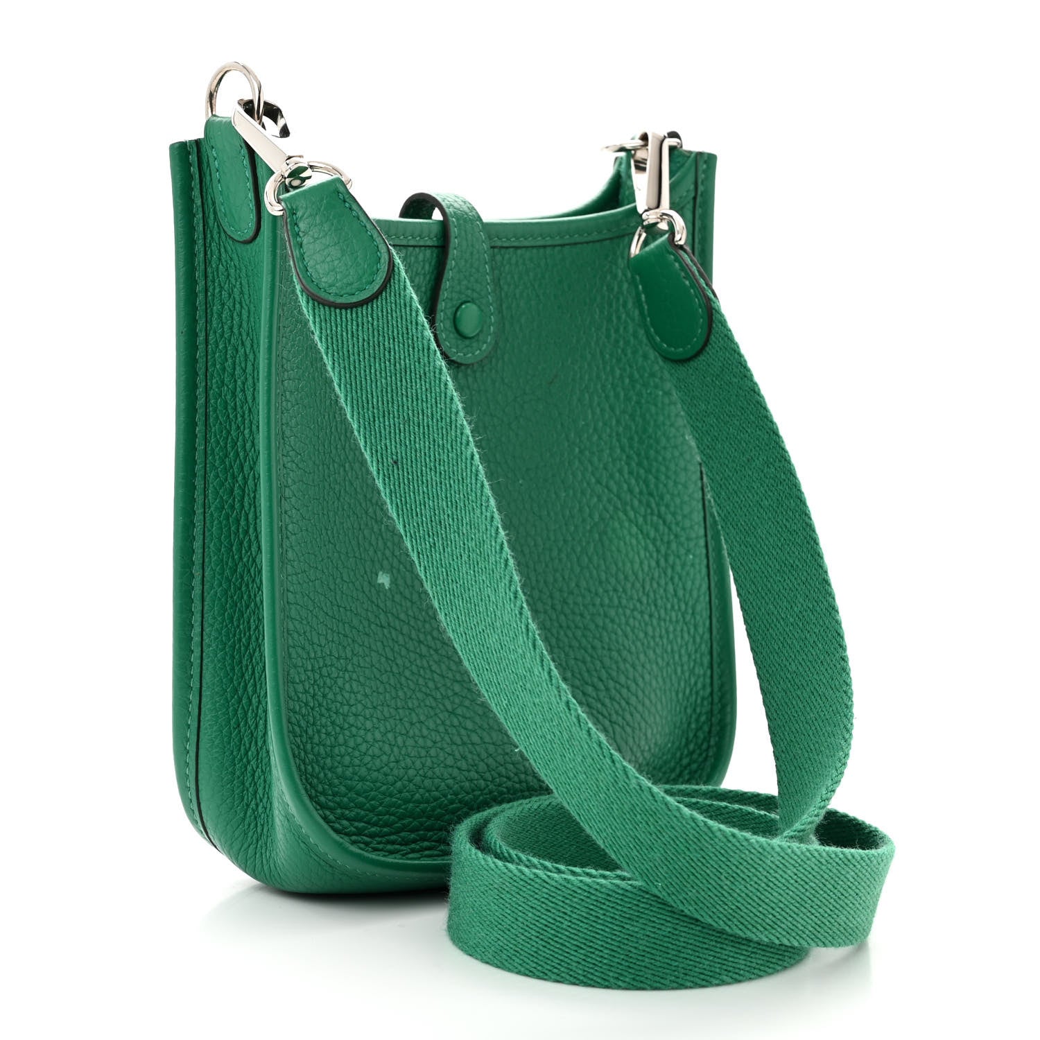 Hermes Taurillon Clemence Evelyne TPM Vert Vertigo 3 of 13