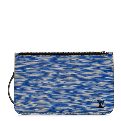Louis Vuitton Epi Neverfull Pochette MM Denim Light 1 of 8
