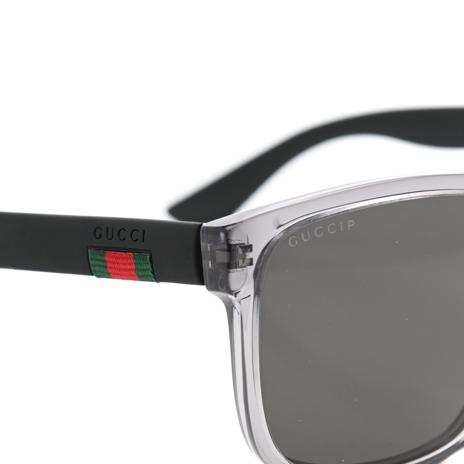Gucci Web Square Frame GG0010S Sunglasses Black 7 of 8