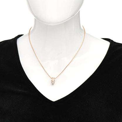 Bulgari 18K Rose Gold Diamond Mother of Pearl Serpenti Viper Pendant Necklace 2 of 5
