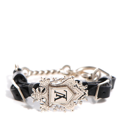 Louis Vuitton Calfskin LV Bracelet Black 1 of 3