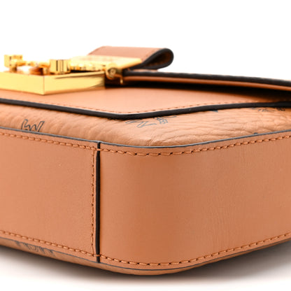 MCM Visetos Small Millie Crossbody Belt Bag Cognac 7 of 13