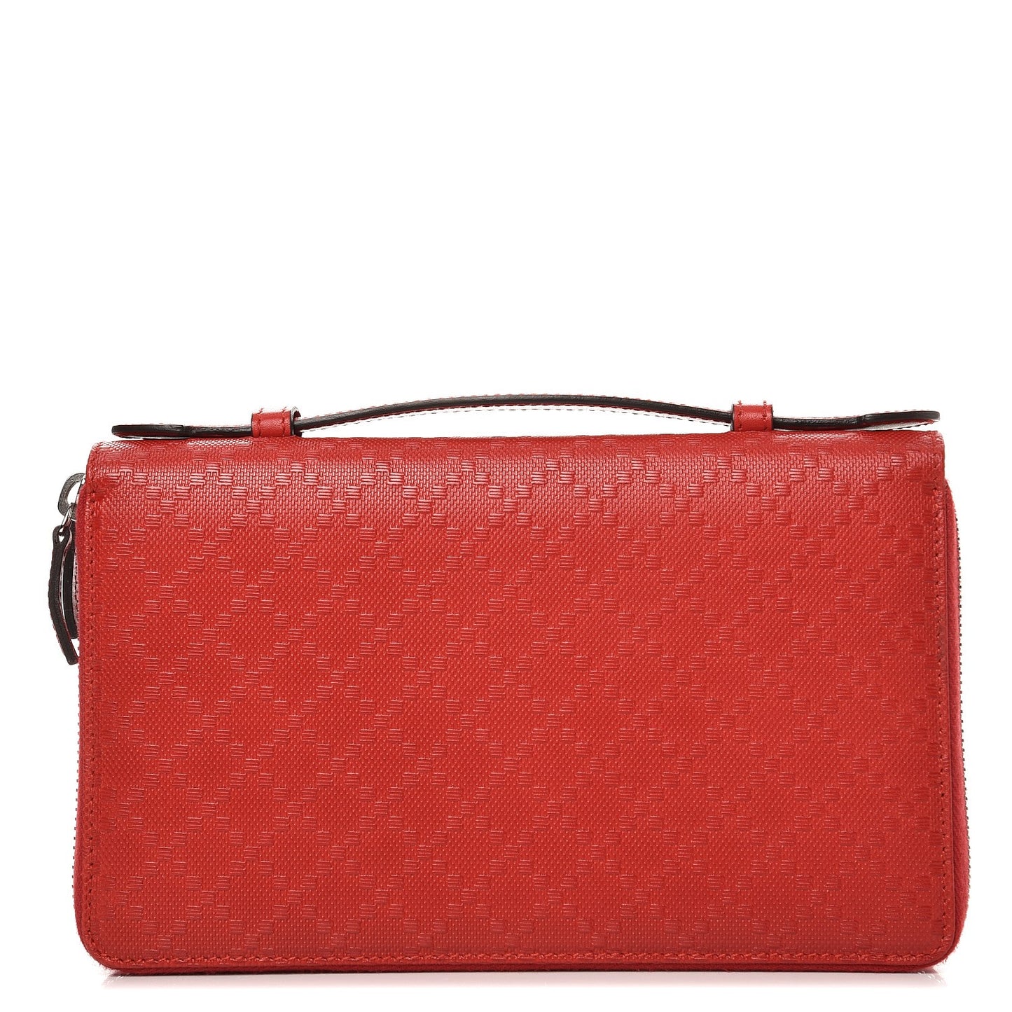 Diamante Travel Document Case Red